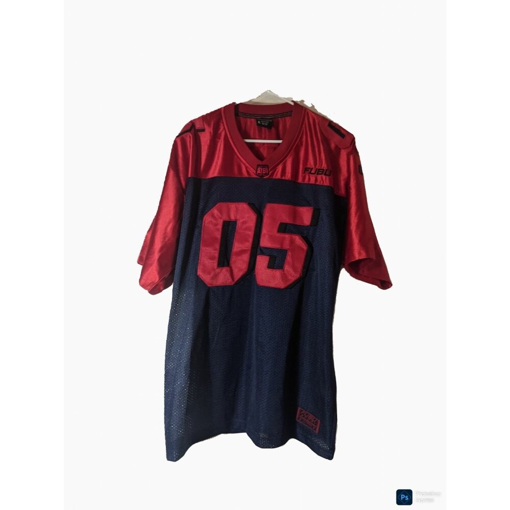 VTG FUBU Sport Classic Edition Red & Blue Jersey Men's size XL